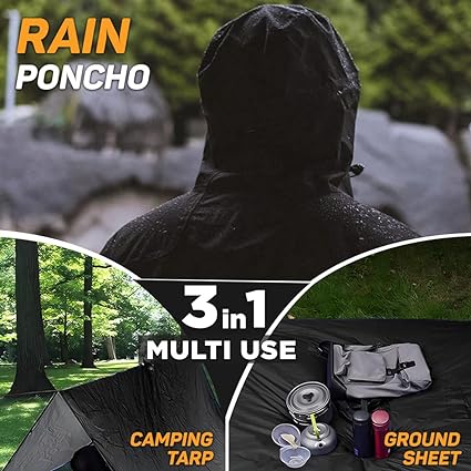 Outdoor Rain Poncho